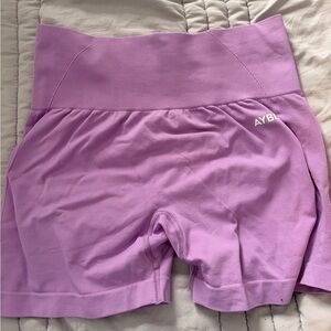 AYBL Empower Lavender Scrunch Shorts
